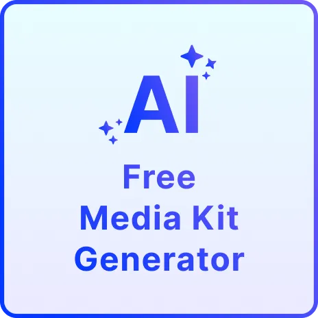 Free AI Media Kit Generator Online, AI Media Kit Maker [ No Signup ]